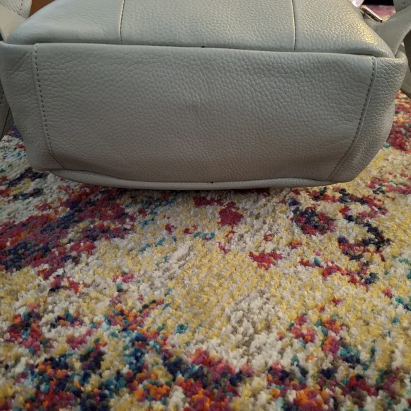 Grey Leather Backpack - Picture 3 of 6